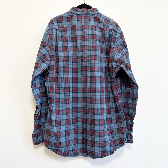 Polo Ralph Lauren Men's Classic 100% Cotton Plaid Button Down Shirt XL TG - Picture 4 of 6